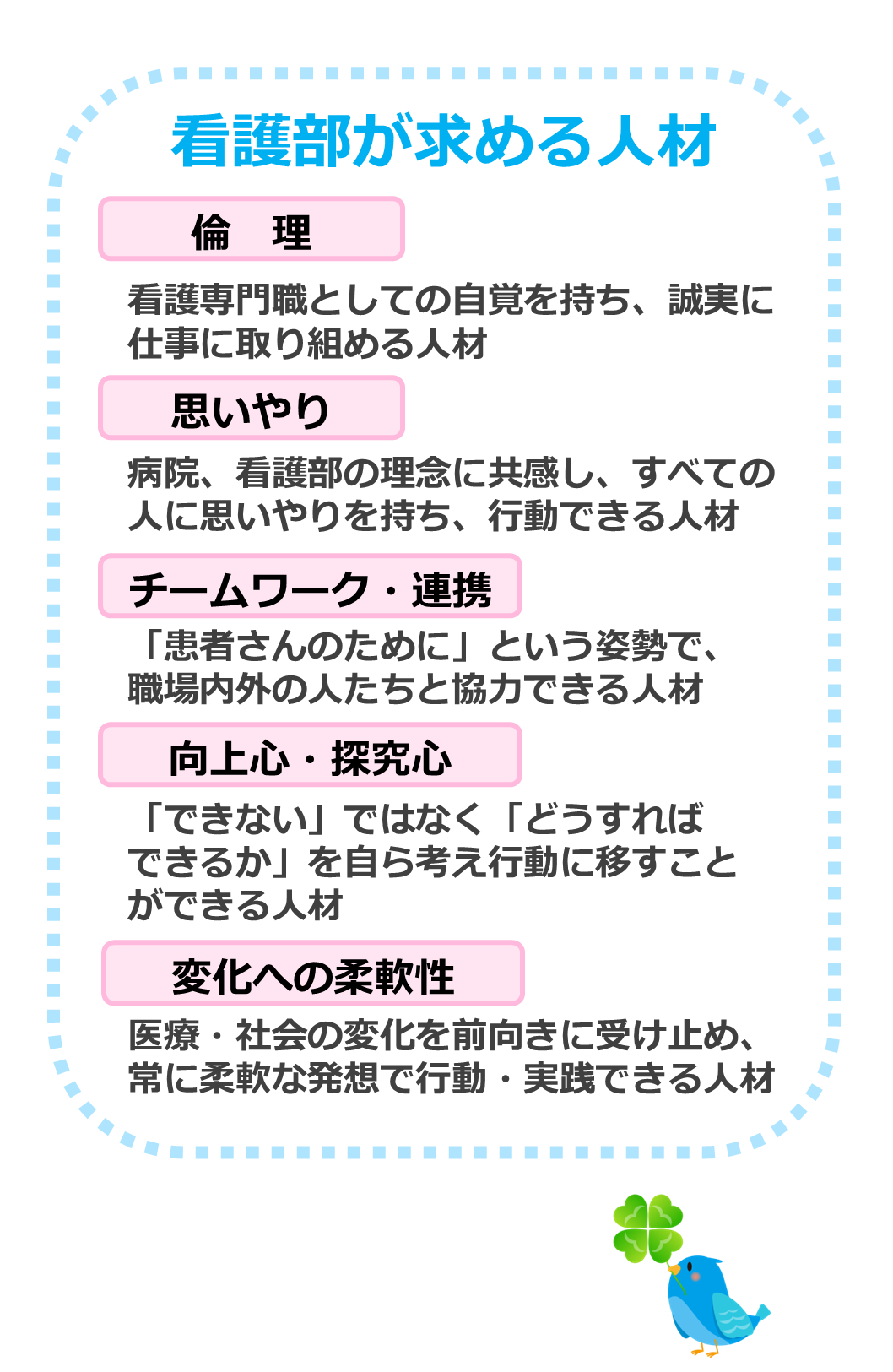 看護部が求める人材